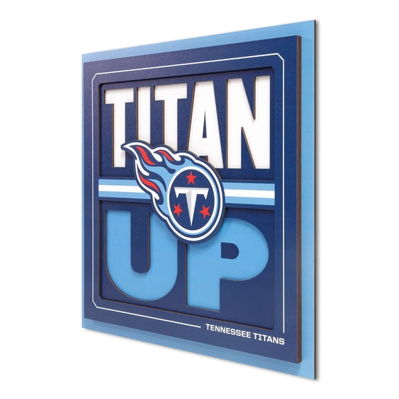 YouTheFan NFL Tennessee Titans Slogan Series 3D Wall Art