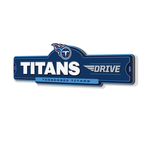 YouTheFan NFL Tennessee Titans Street Sign