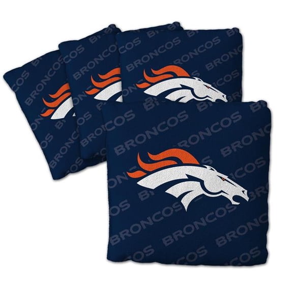 NFL Denver Broncos Cornhole Bags - 4PK - Blue