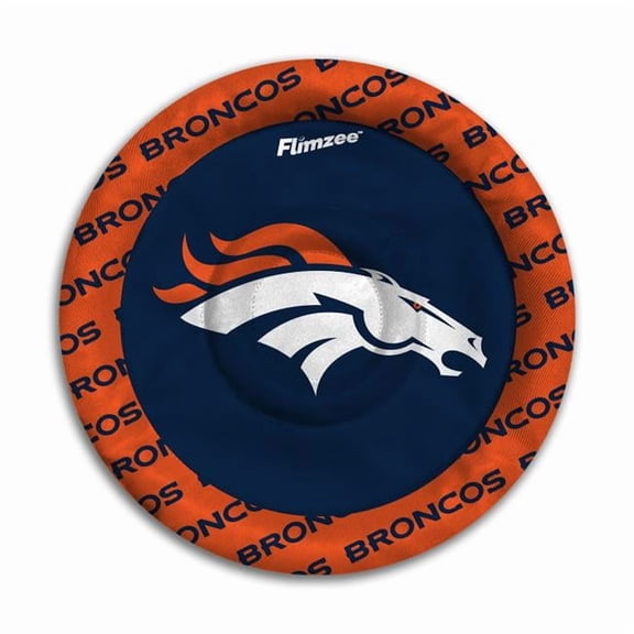 YouTheFan NFL Denver Broncos Flimzee Bean-Bag Flying Disc