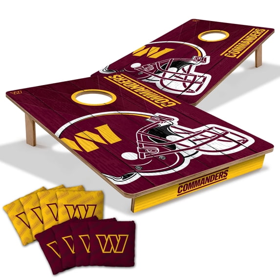 YouTheFan NFL Washington Commanders 2' x 3' Cornhole Game