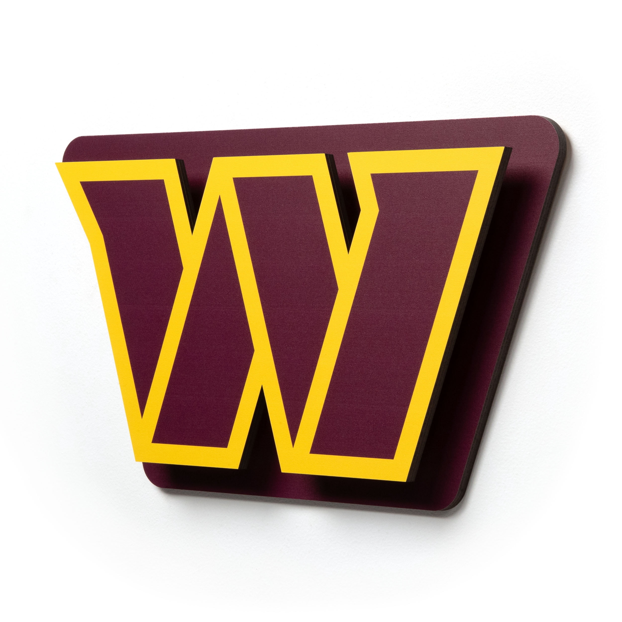 YouTheFan NFL Washington Commanders 3DX Die Cut Wall Art