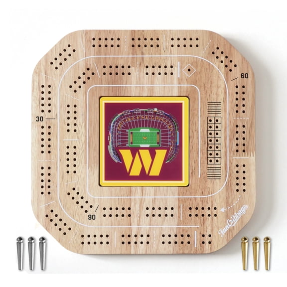 YouTheFan NFL Washington Commanders Stadiumview Cribbage