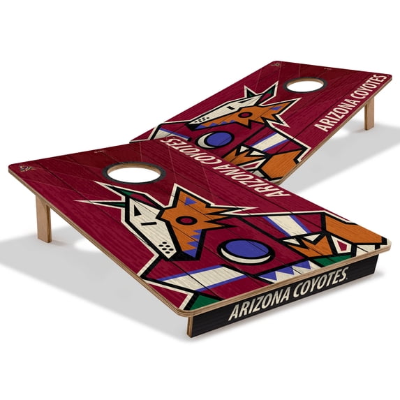 YouTheFan NHL Arizona Coyotes 2' x 3' Cornhole Game No Bags