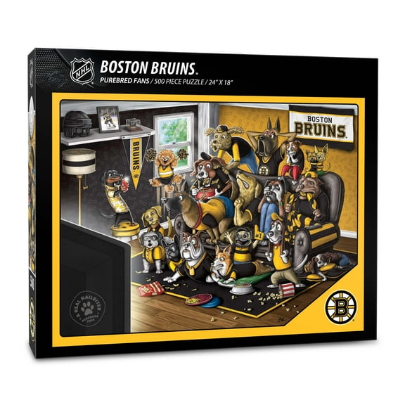 YouTheFan NHL Boston Bruins Purebred Fans Nailbiter Puzzle - 500 PC
