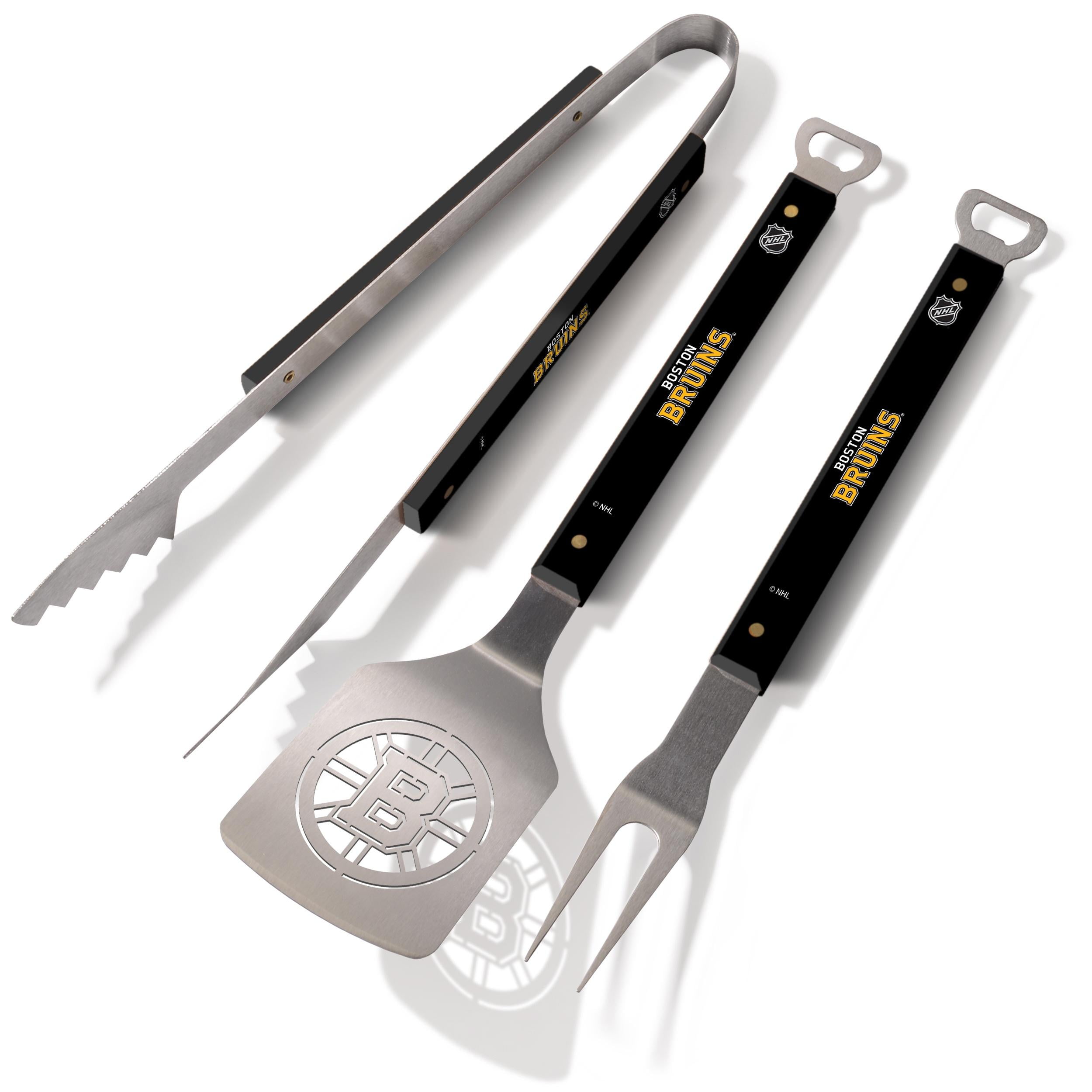 YouTheFan NHL Boston Bruins Spirit Series 3pc BBQ Set