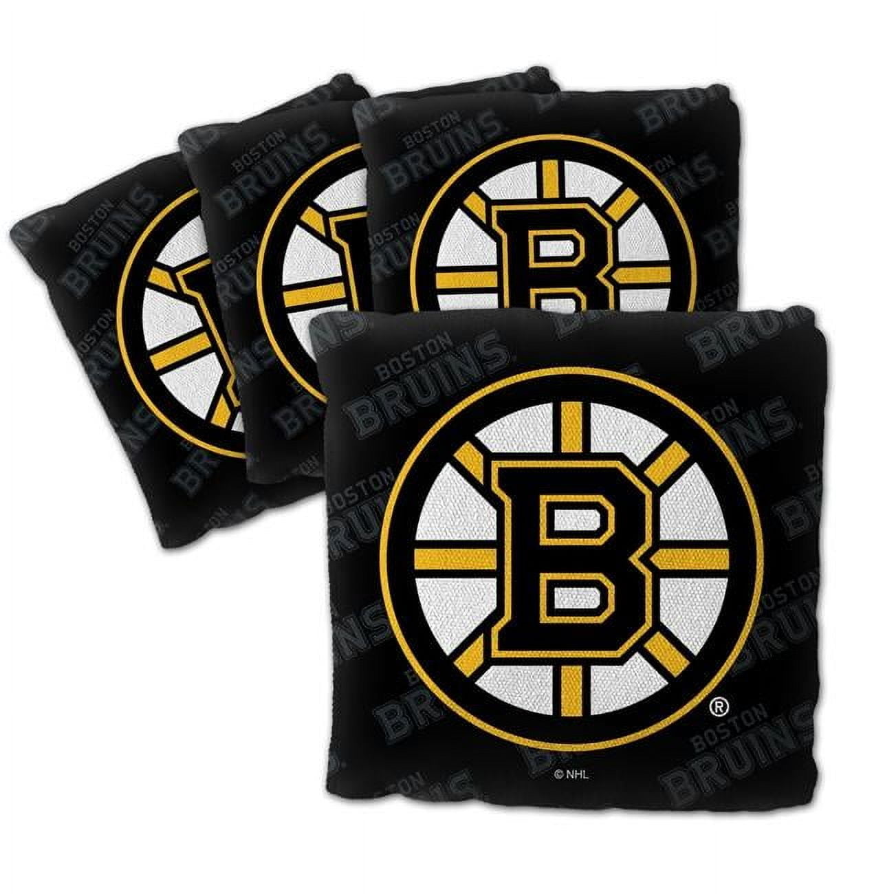 NHL Boston Bruins Cornhole Bags - 4PK - Black