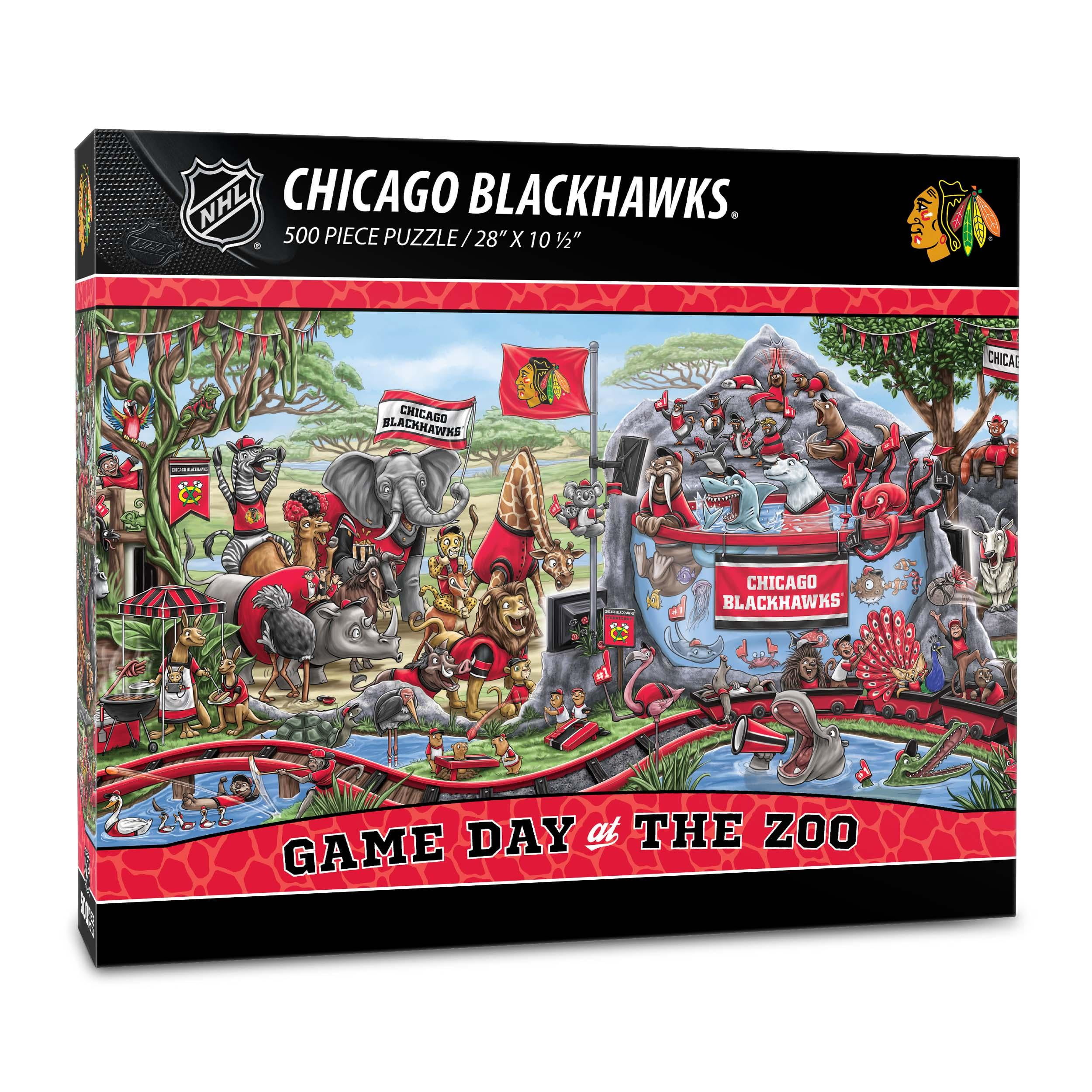 New York Rangers NHL Game Day at the Zoo 500 pc Jigsaw Puzzle Fun