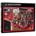 thumbnail image 1 of Chicago Blackhawks Purebred Fans 18'' x 24'' A Real Nailbiter 500-Piece Puzzle, 1 of 2