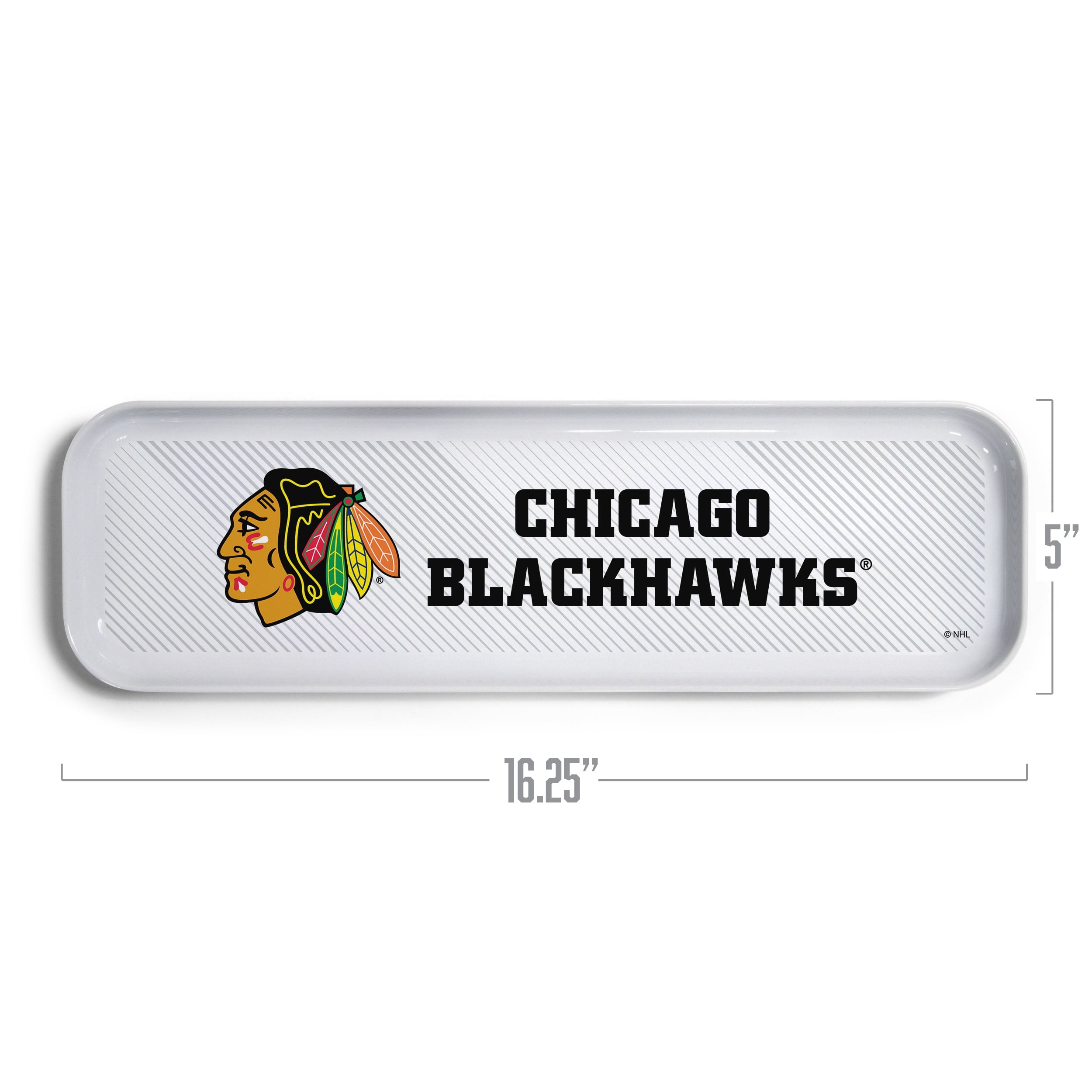 YouTheFan NHL Chicago Blackhawks Small Snack Platter
