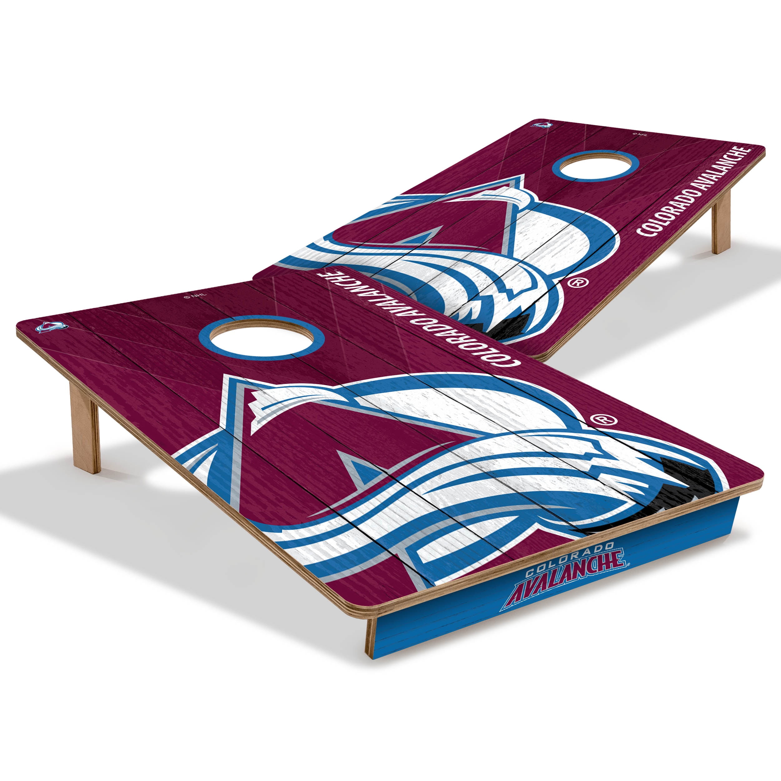 YouTheFan NHL Colorado Avalanche 2' x 3' Cornhole Game No Bags
