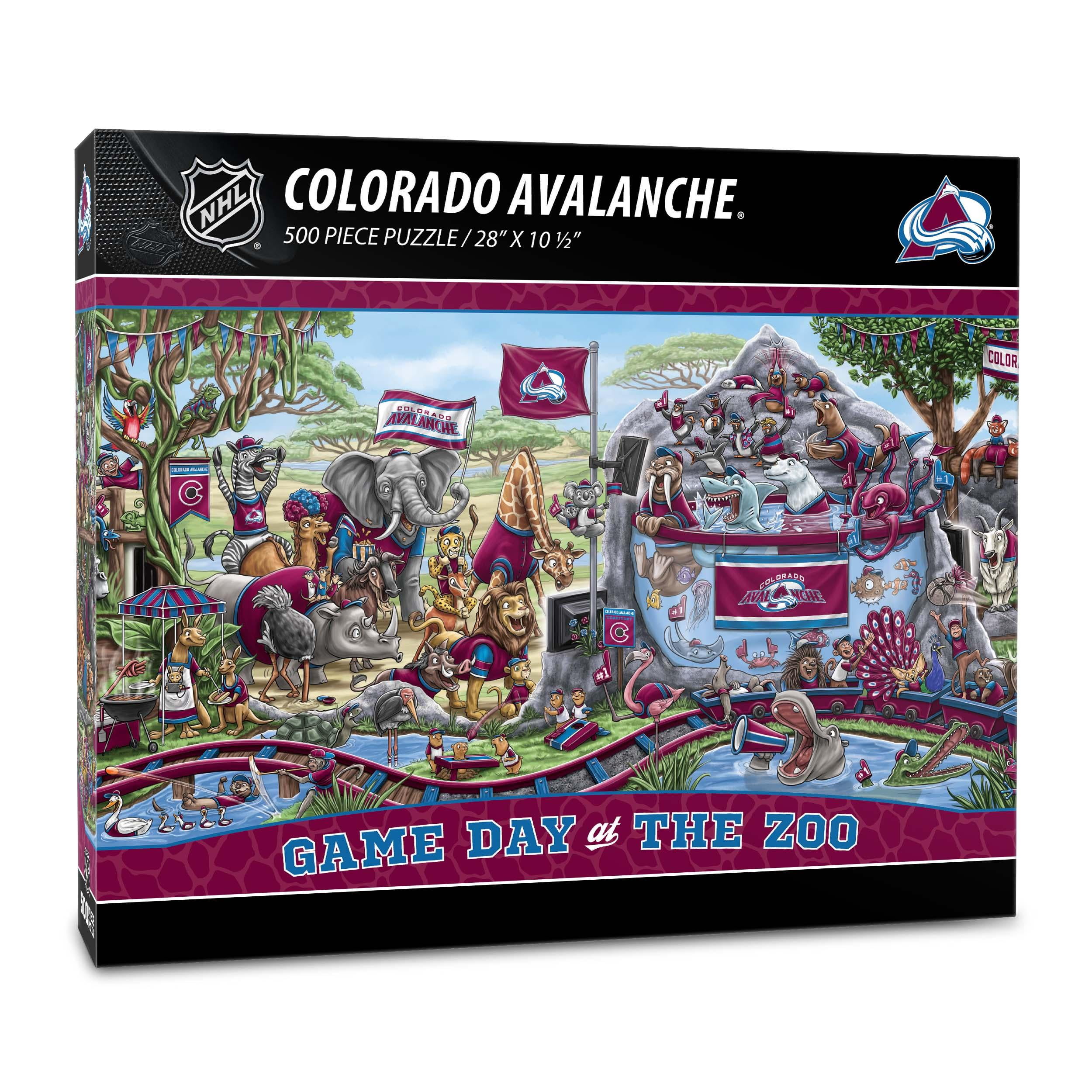 YouTheFan NHL Colorado Avalanche Game Day at the Zoo - 500 pc Puzzle