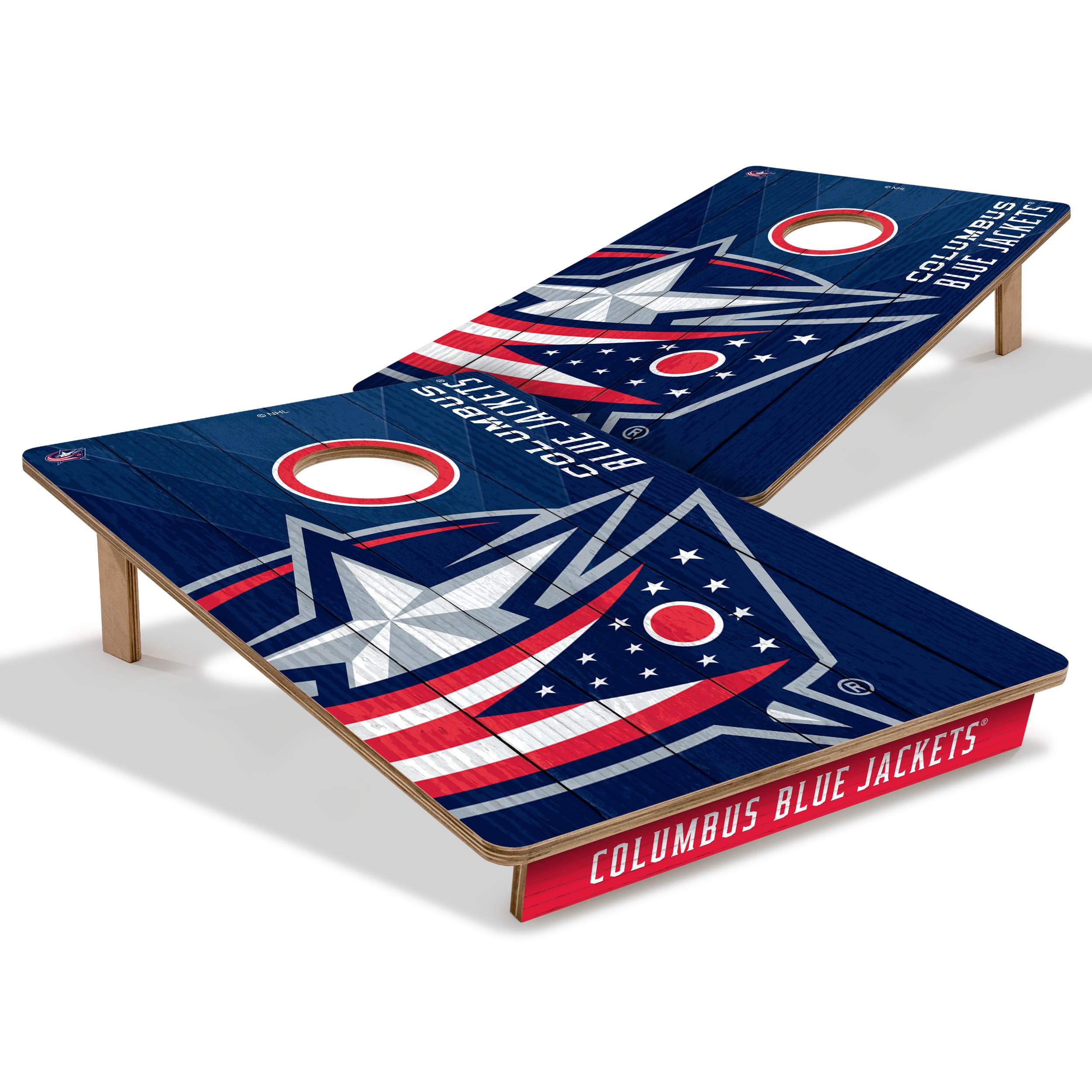 YouTheFan NHL Columbus Blue Jackets 2' x 3' Cornhole Game No Bags