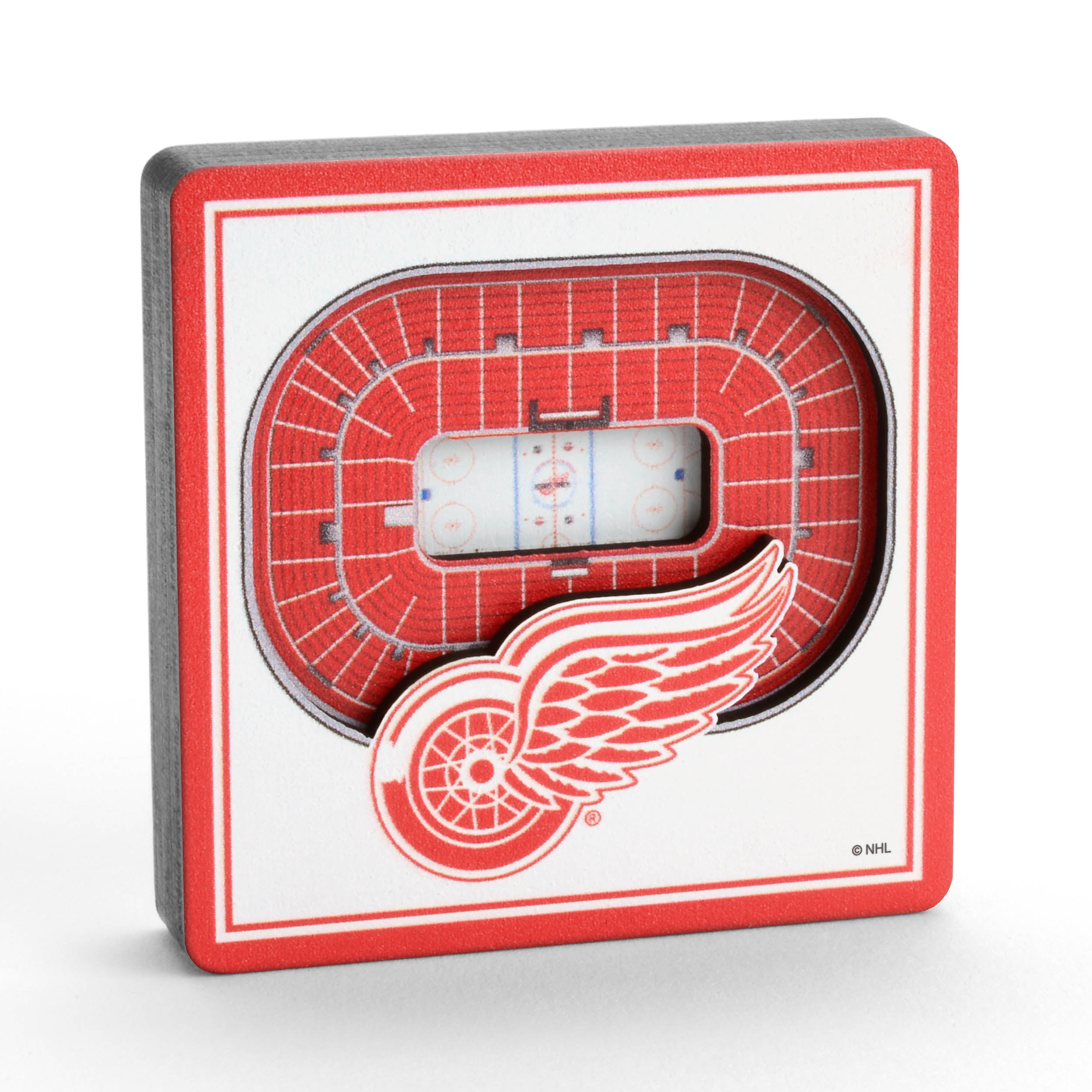 YouTheFan NHL Detroit Red Wings 3D StadiumView Magnet