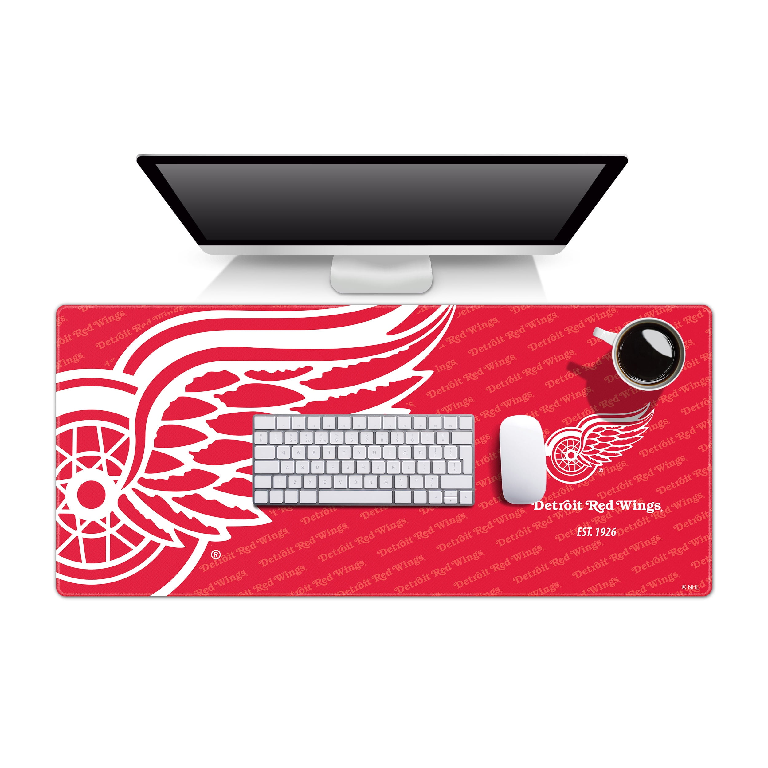 YouTheFan NHL Detroit Red Wings Logo Series Desk Pad