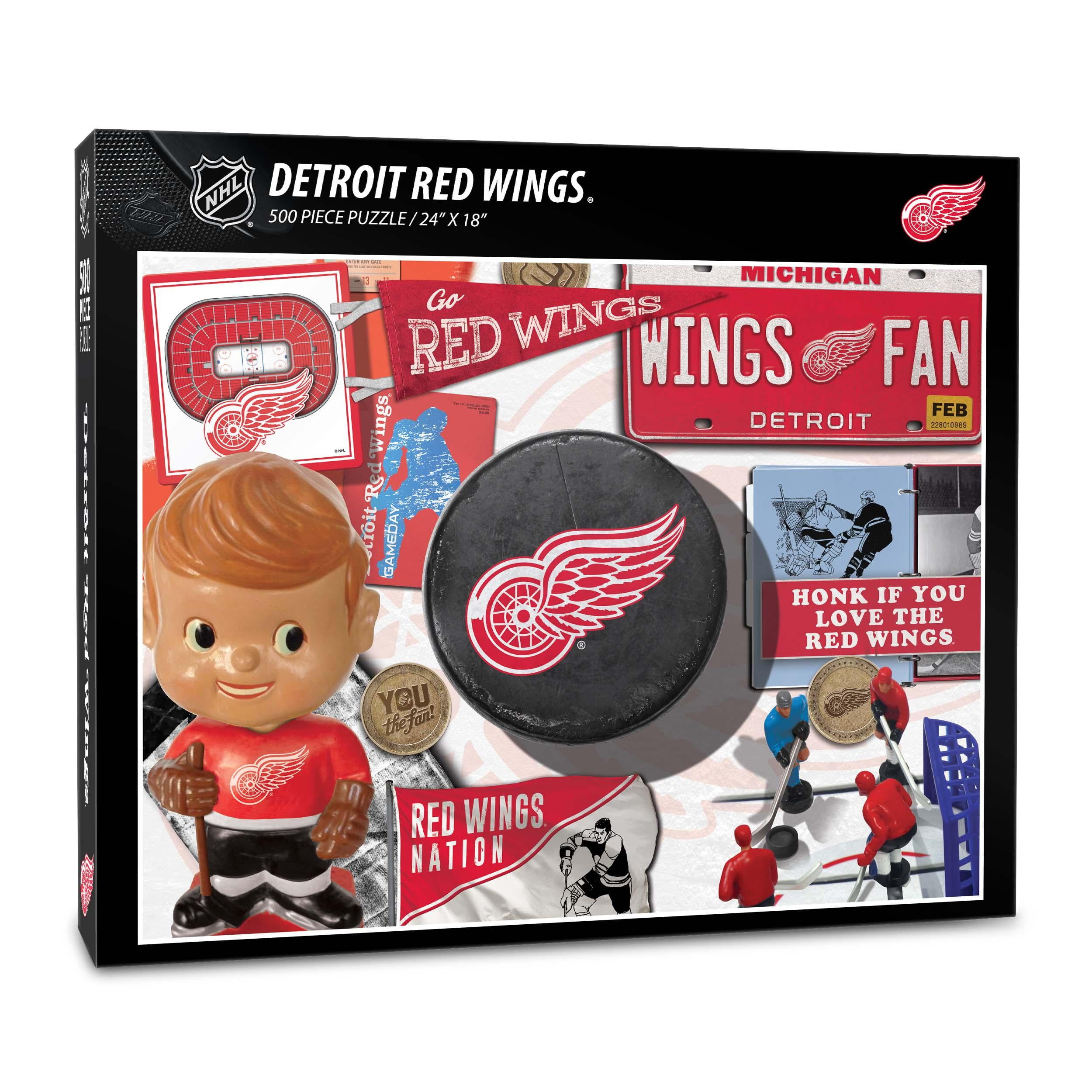 YouTheFan NHL Detroit Red Wings Retro Series Puzzle – 500 PC