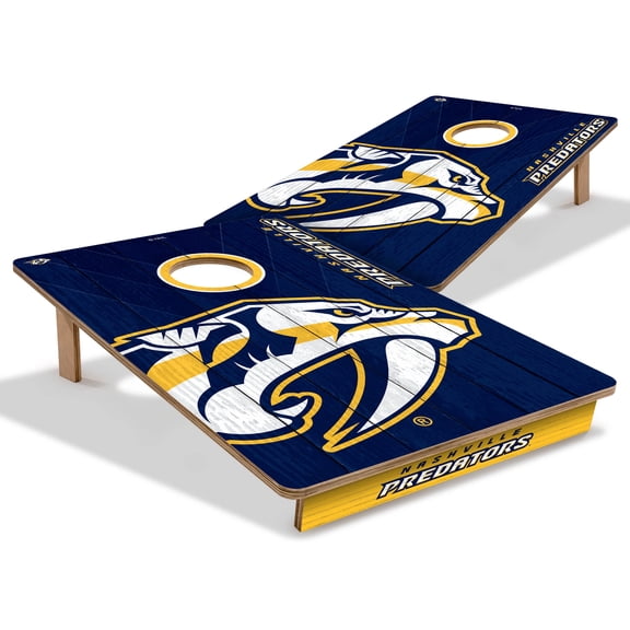 YouTheFan NHL Nashville Predators 2' x 3' Cornhole Game No Bags