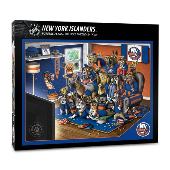 YouTheFan NHL New York Islanders Purebred Fans Nailbiter Puzzle - 500 PC