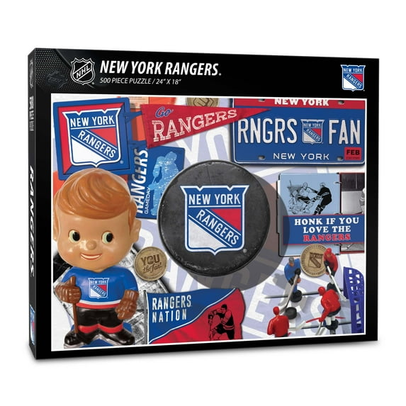 YouTheFan NHL New York Rangers Retro Series Puzzle – 500 PC