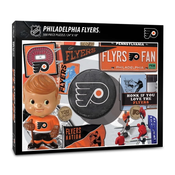 YouTheFan NHL Philadelphia Flyers Retro Series Puzzle – 500 PC