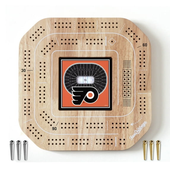 YouTheFan NHL Philadelphia Flyers Stadiumview Cribbage