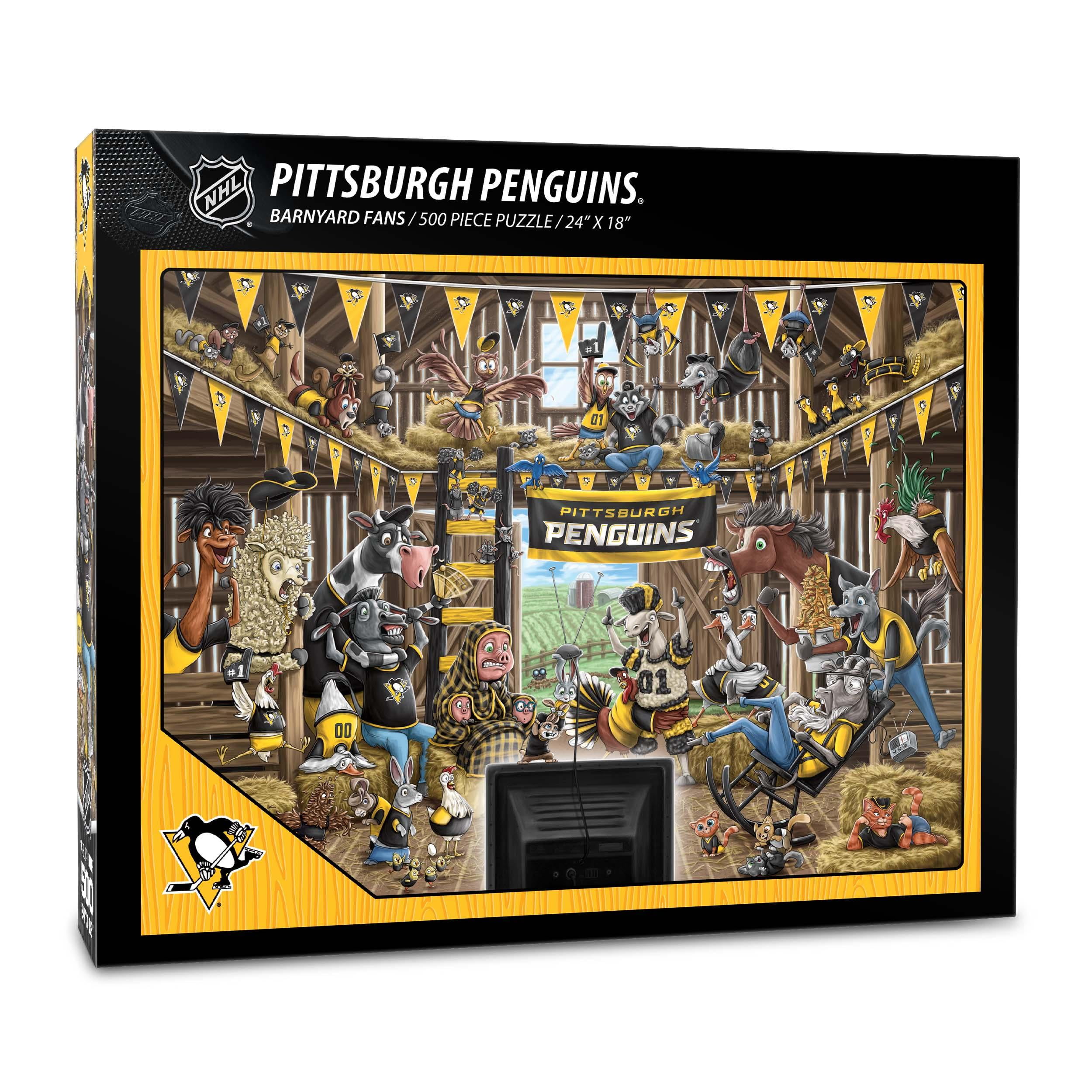 YouTheFan NHL Pittsburgh Penguins Barnyard Fans Puzzle - 500 Piece