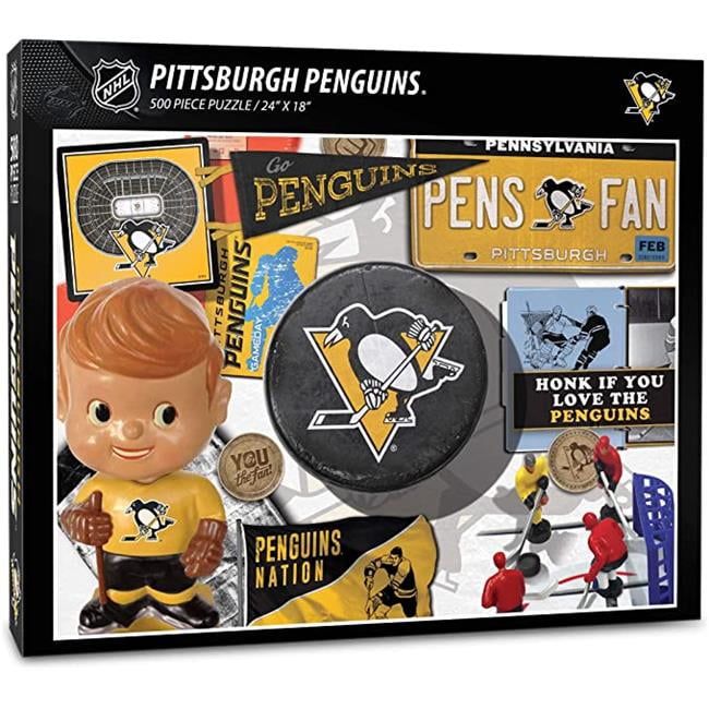 YouTheFan NHL Pittsburgh Penguins Retro Series Puzzle – 500 PC