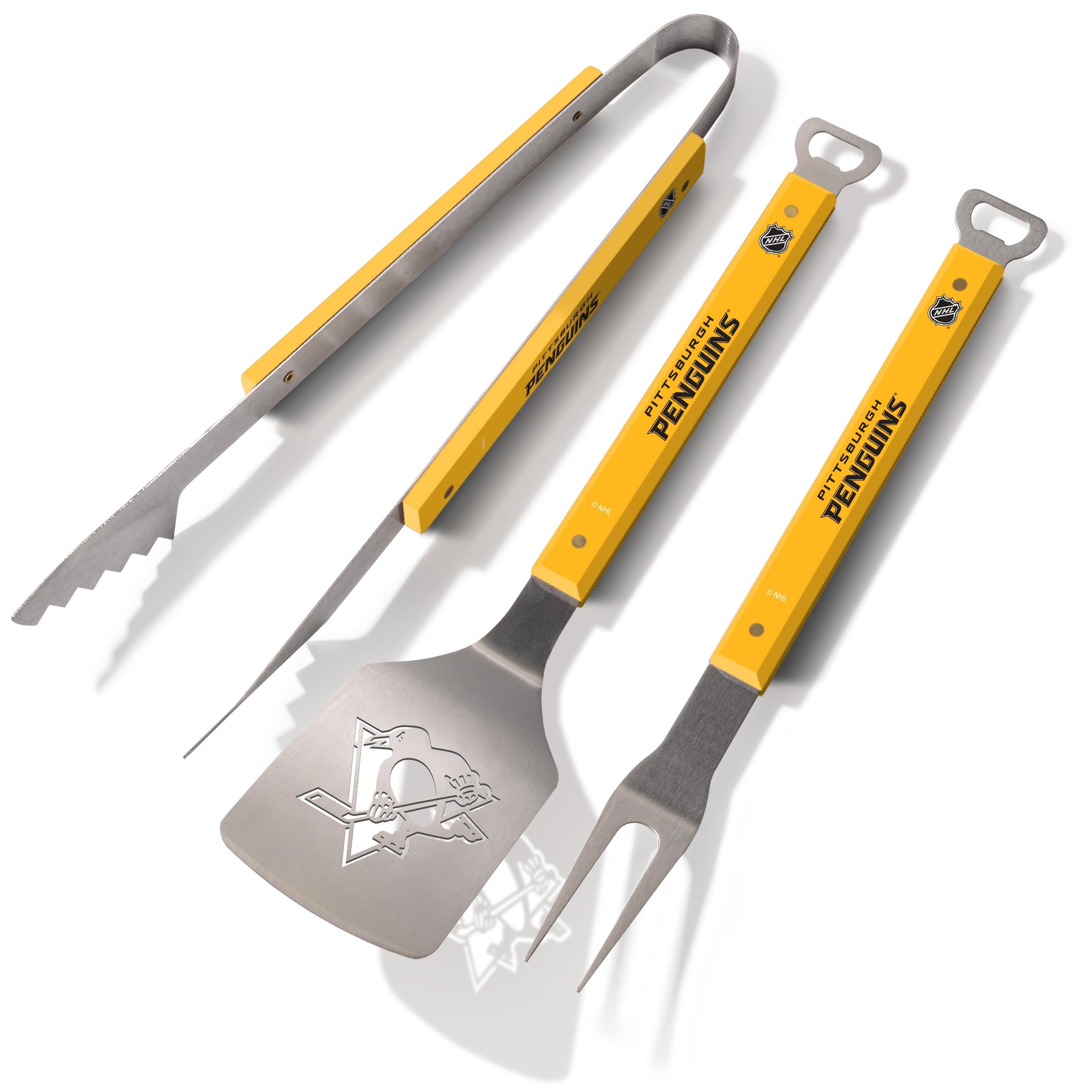 YouTheFan NHL Pittsburgh Penguins Spirit Series 3pc BBQ Set