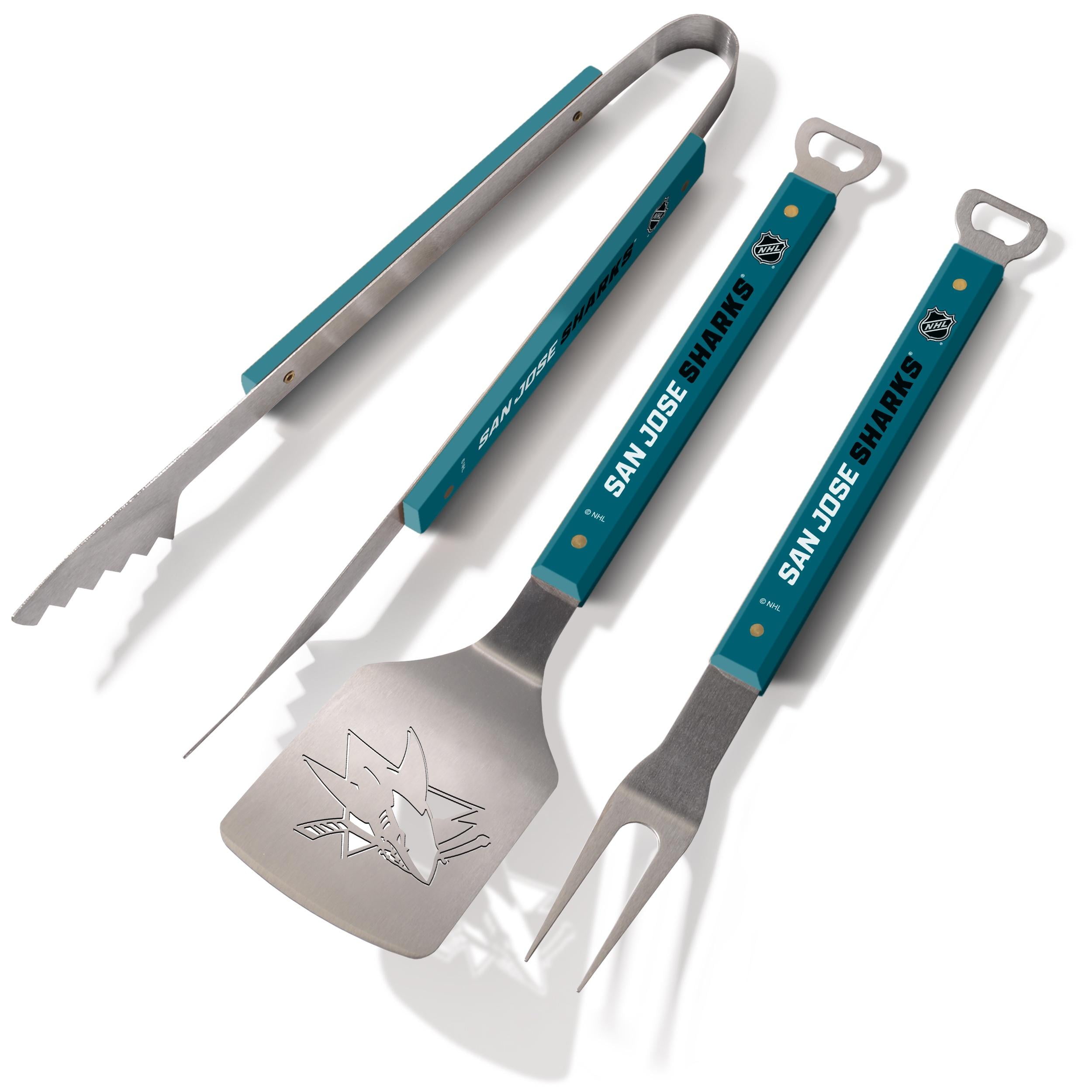 YouTheFan NHL San Jose Sharks Spirit Series 3pc BBQ Set