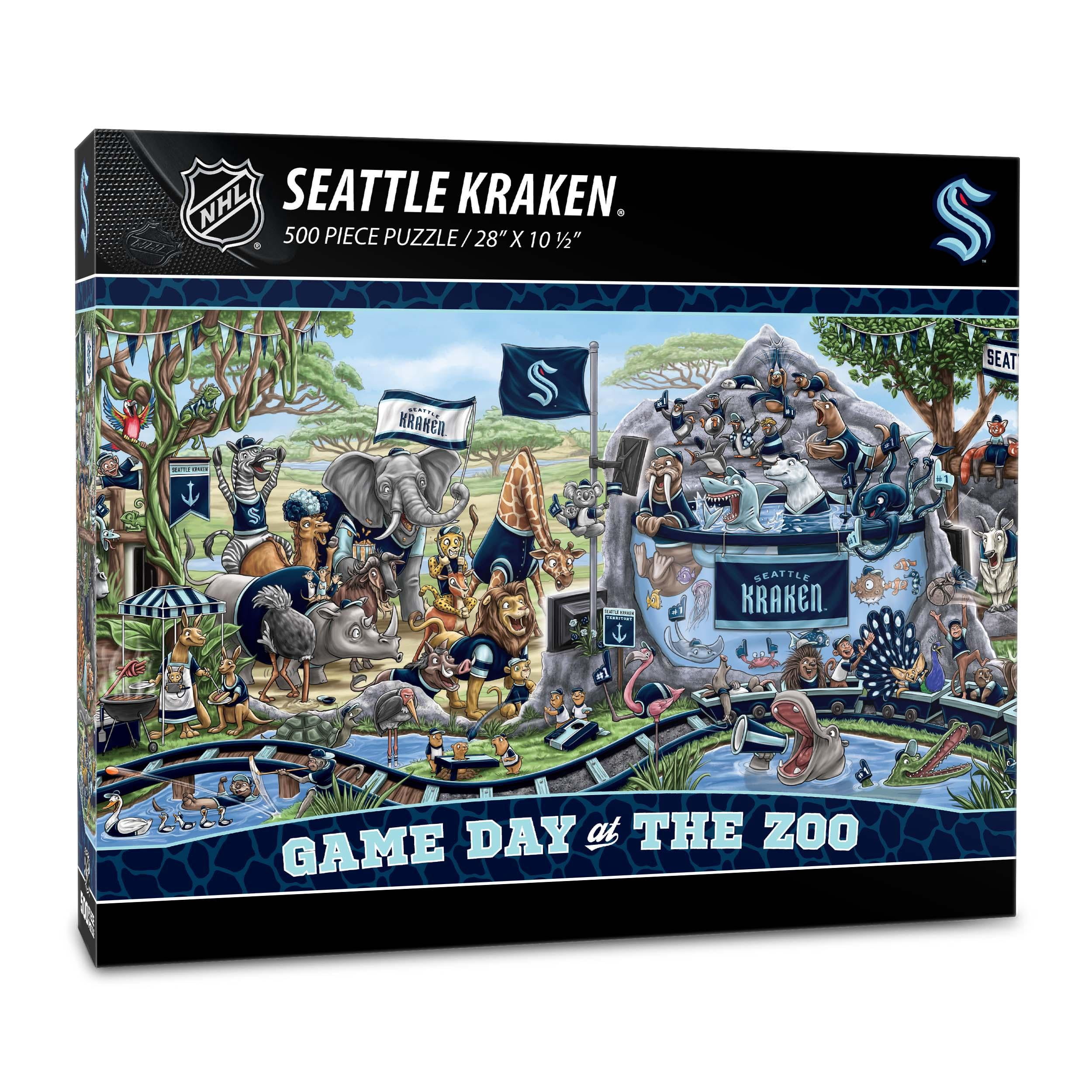 YouTheFan NHL Seattle Kraken Game Day at the Zoo - 500 pc Puzzle