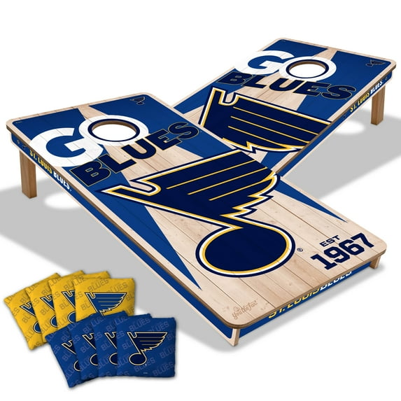 YouTheFan NHLSt Louis Blues 2' x 4' Cornhole Game