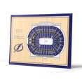 thumbnail image 1 of YouTheFan NHL Tampa Bay Lightning 5 Layer Stadiumview Wall Art, 1 of 5