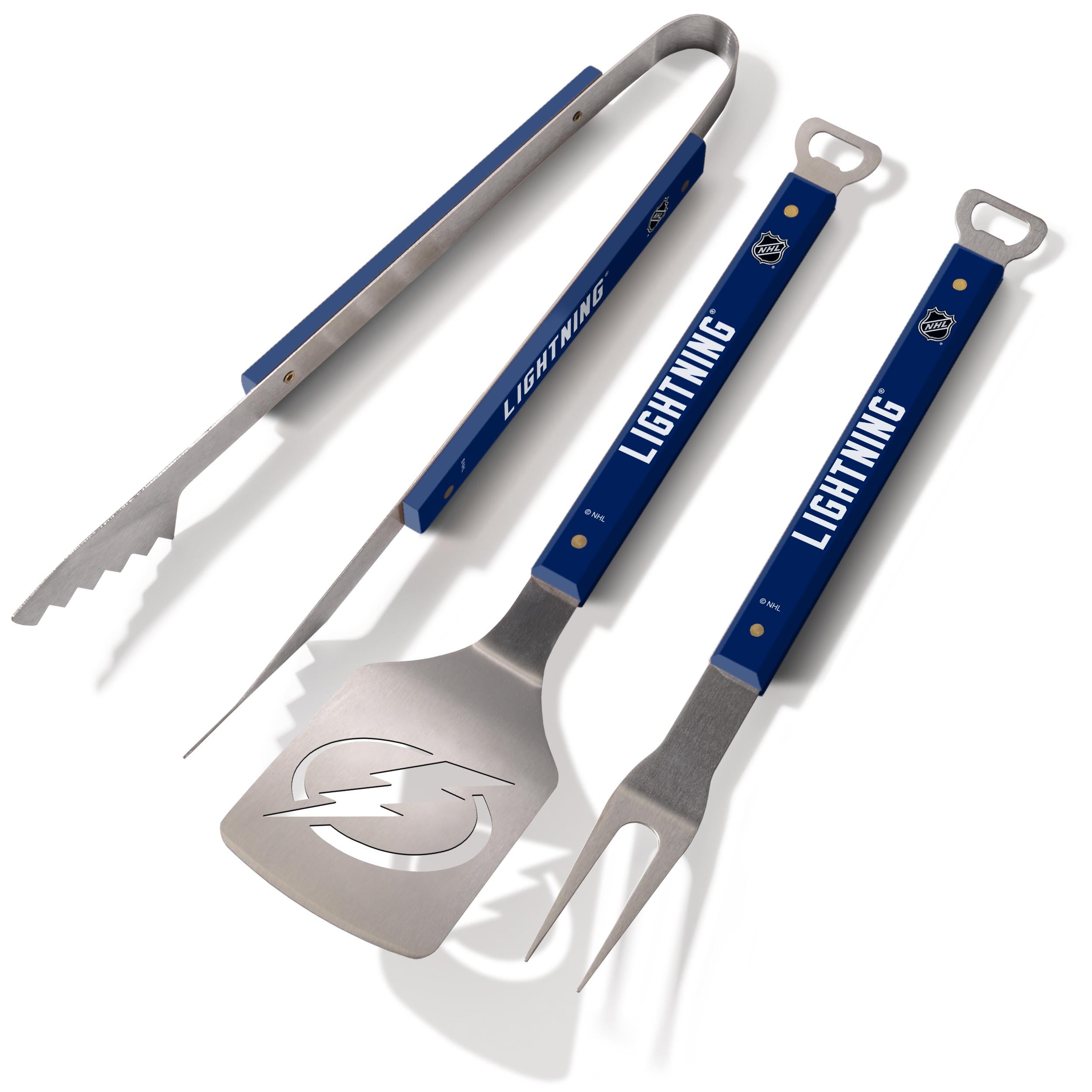 YouTheFan NHL Tampa Bay Lightning Spirit Series 3pc BBQ Set
