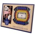 thumbnail image 1 of Brown Toronto Maple Leafs 3D StadiumViews Picture Frame, 1 of 5
