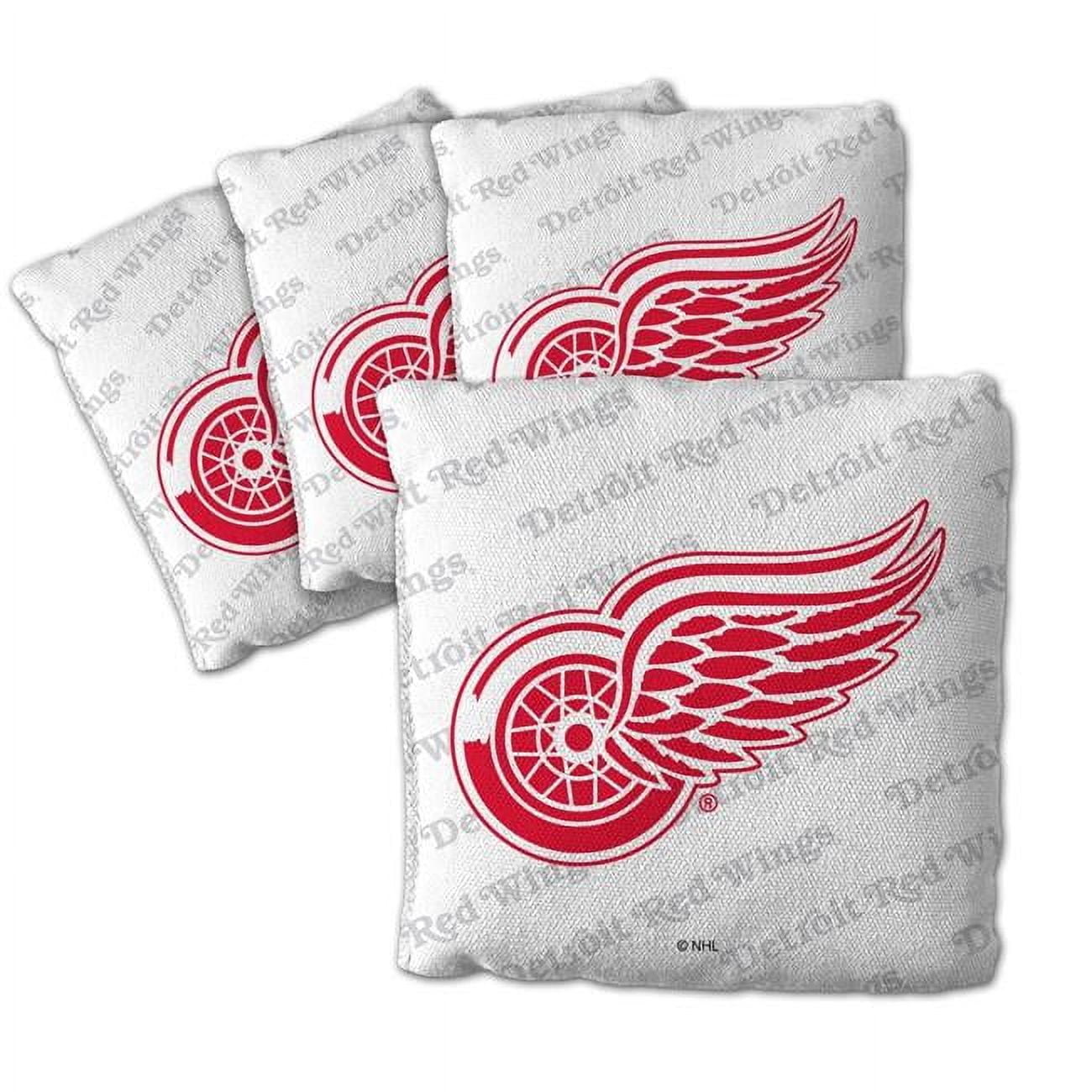 NHL Detroit Red Wings Cornhole Bags - 4PK - White