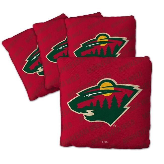 NHL Minnesota Wild Cornhole Bags - 4PK - Red