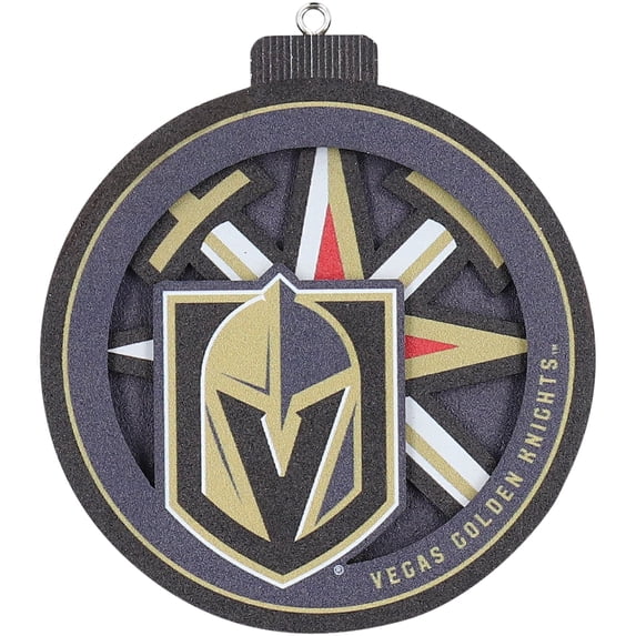 IDNA Vegas Golden Knights 3D Logo Series Ornament