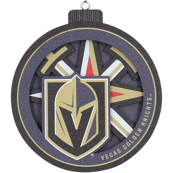 Vegas Golden Knights 3D Logo Series Ornament