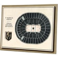 thumbnail image 1 of IDNA Vegas Golden Knights 17'' x 13'' 5-Layer StadiumViews 3D Wall Art, 1 of 5