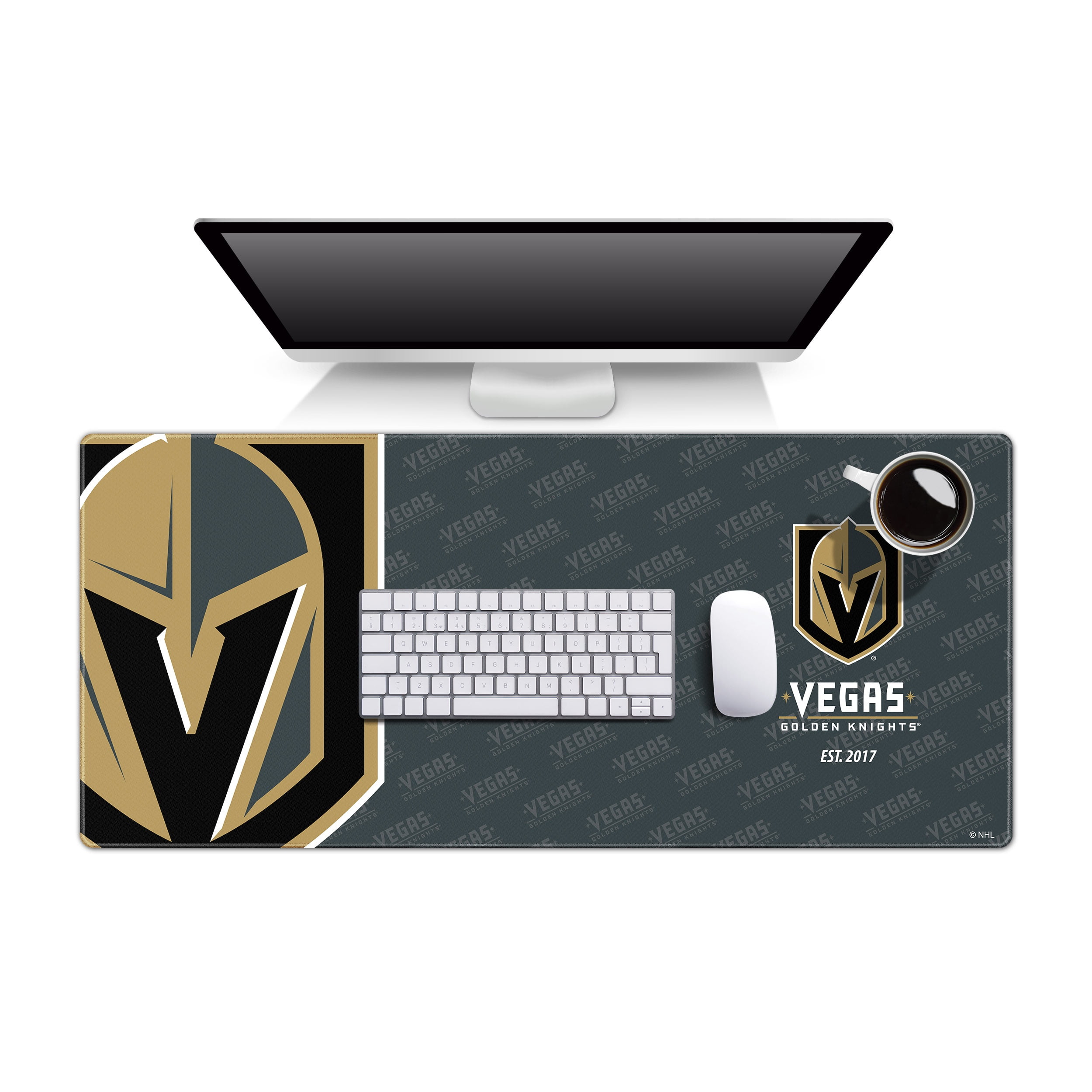 YouTheFan NHL Vegas Golden Knights Logo Series Desk Pad
