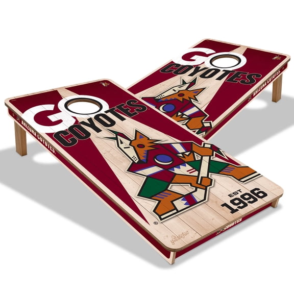YouTheFan NHLArizona Coyotes 2' x 4' Cornhole Game No Bags
