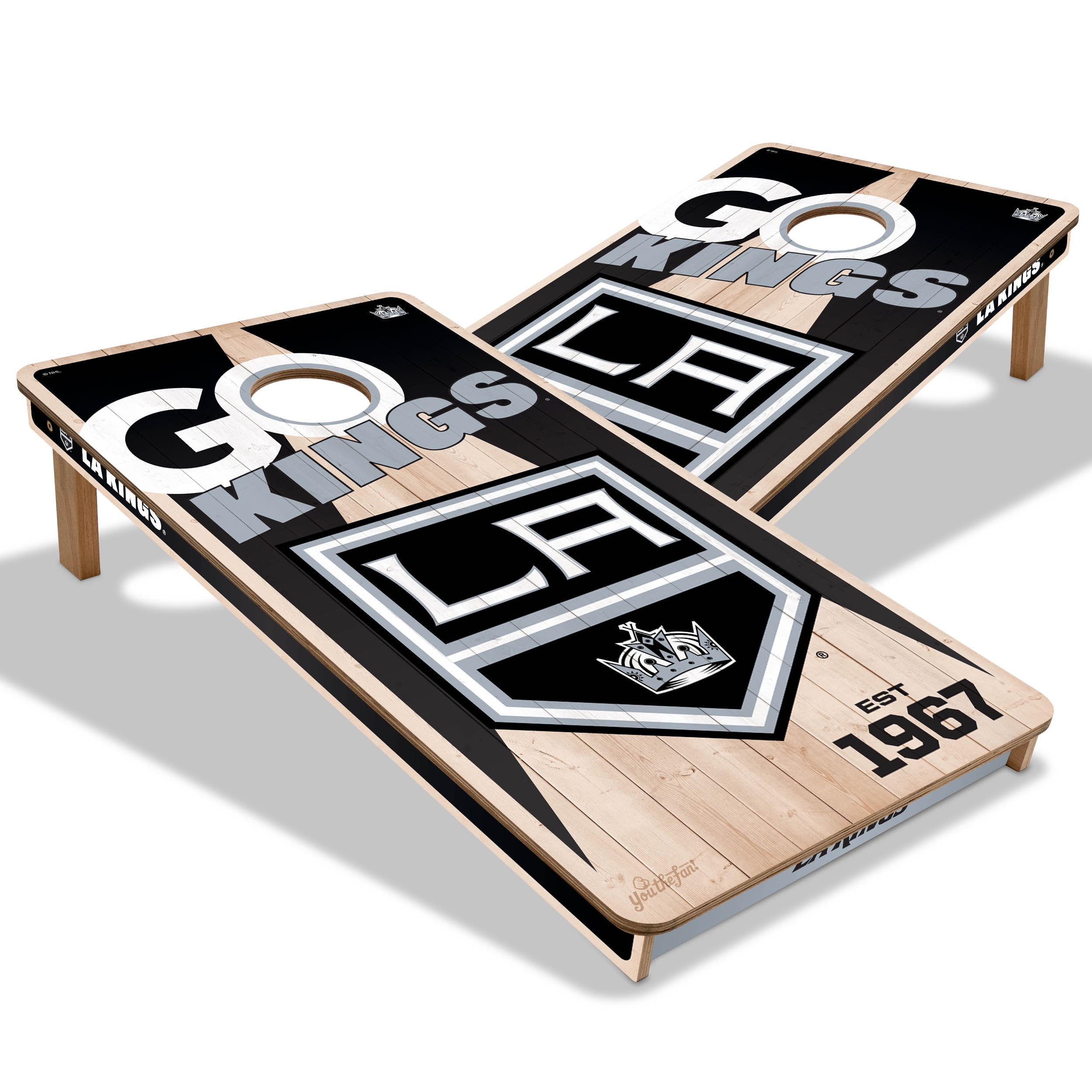 YouTheFan NHLLos Angeles Kings 2' x 4' Cornhole Game No Bags