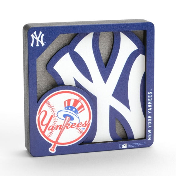 YouTheFan New York Yankees 3D-LSM 3D Logo Series Magnet