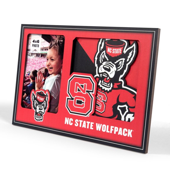 NC State Wolfpack 3D Logo Picture Frame