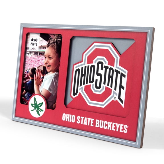 Ohio State Buckeyes 3D Logo Picture Frame