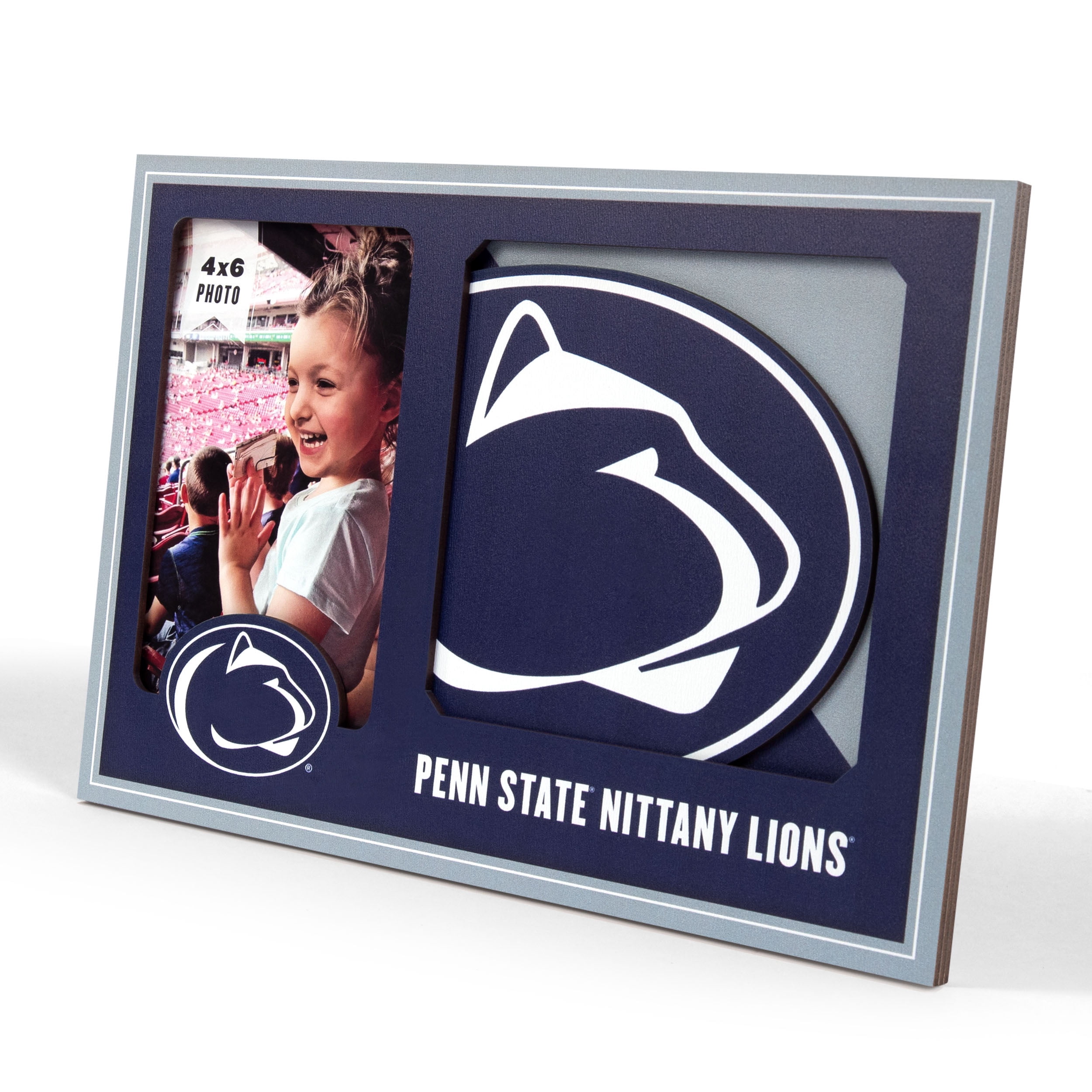 Penn State Nittany Lions 3D Logo Picture Frame