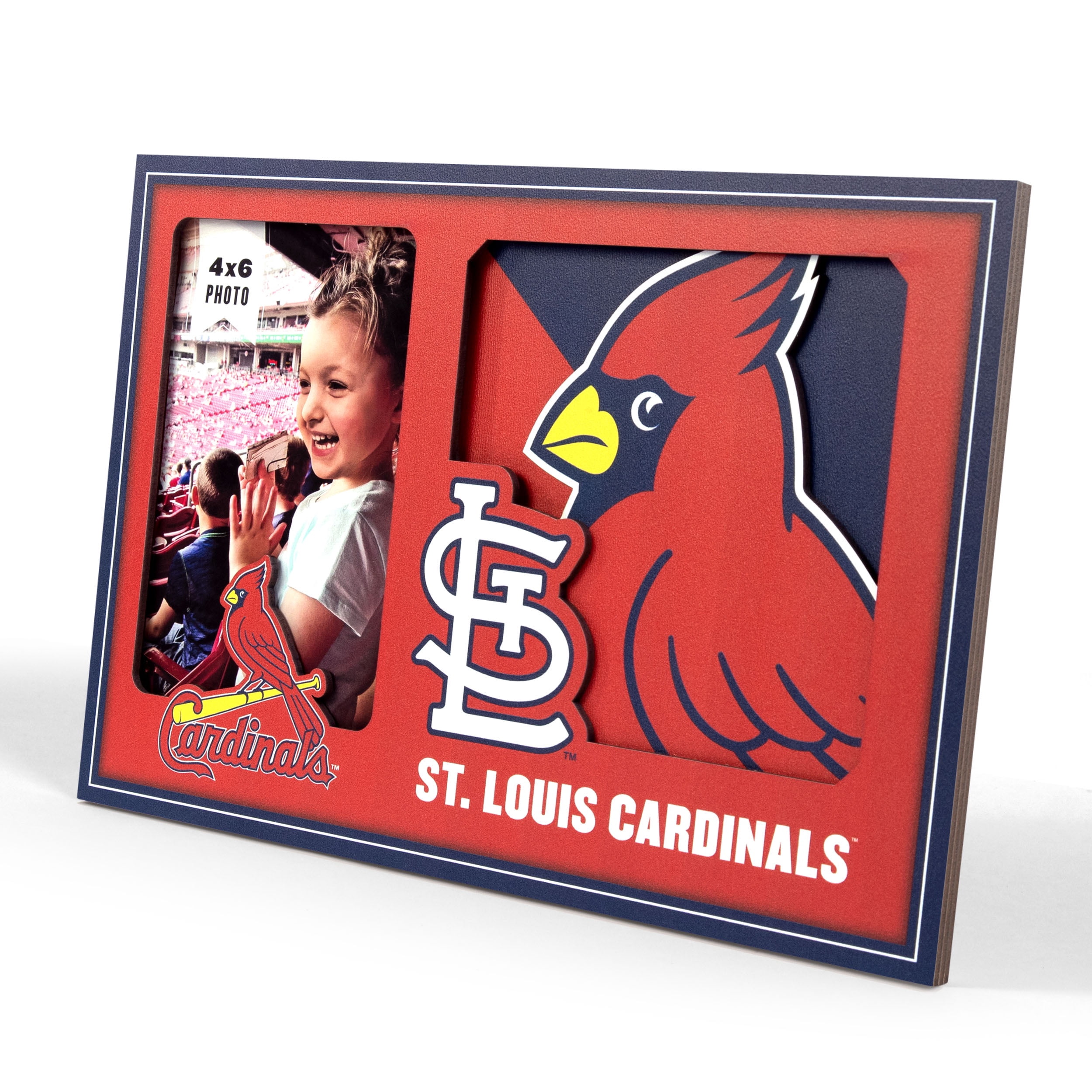 St. Louis Cardinals 3D Logo Picture Frame