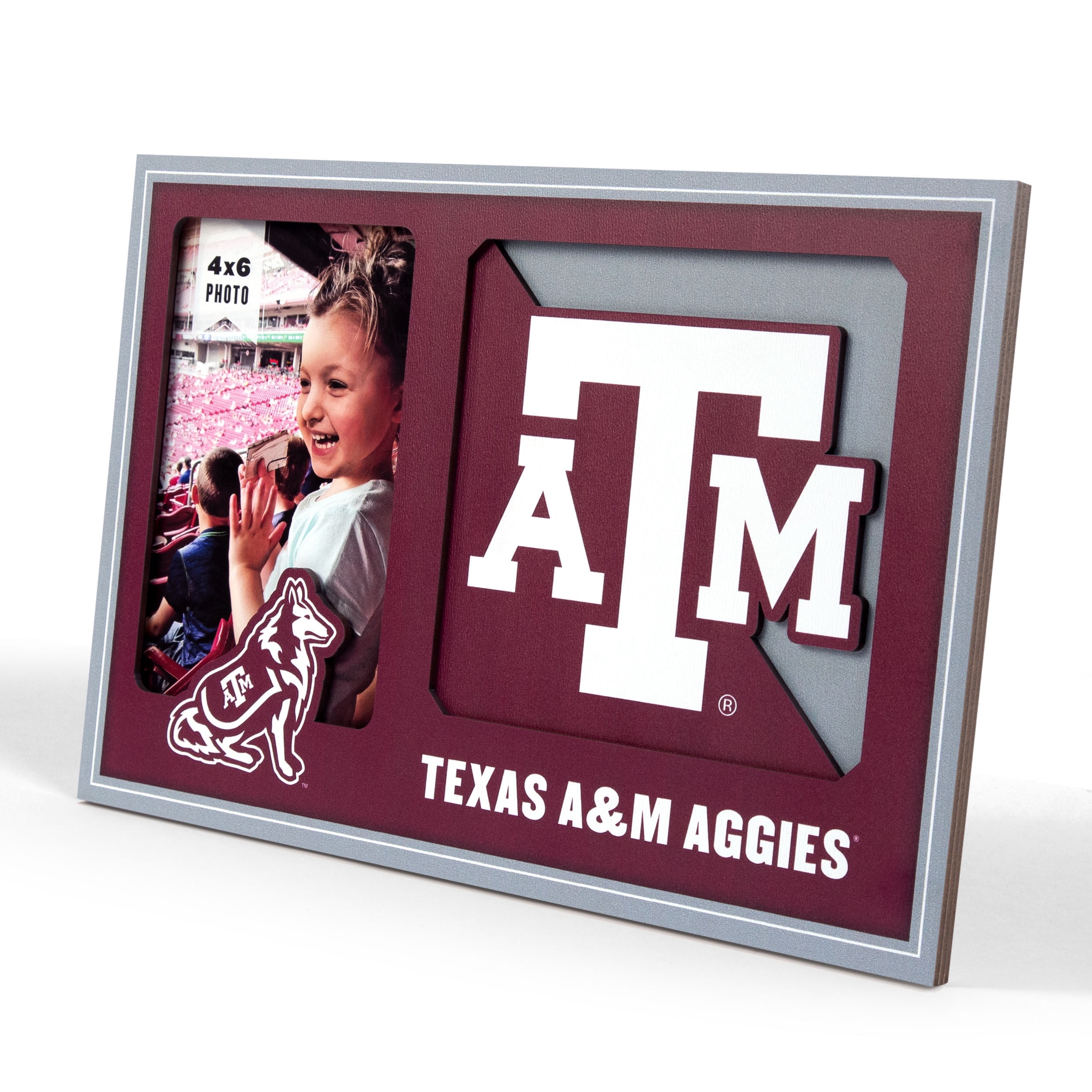 Texas A&M Aggies 3D Logo Picture Frame