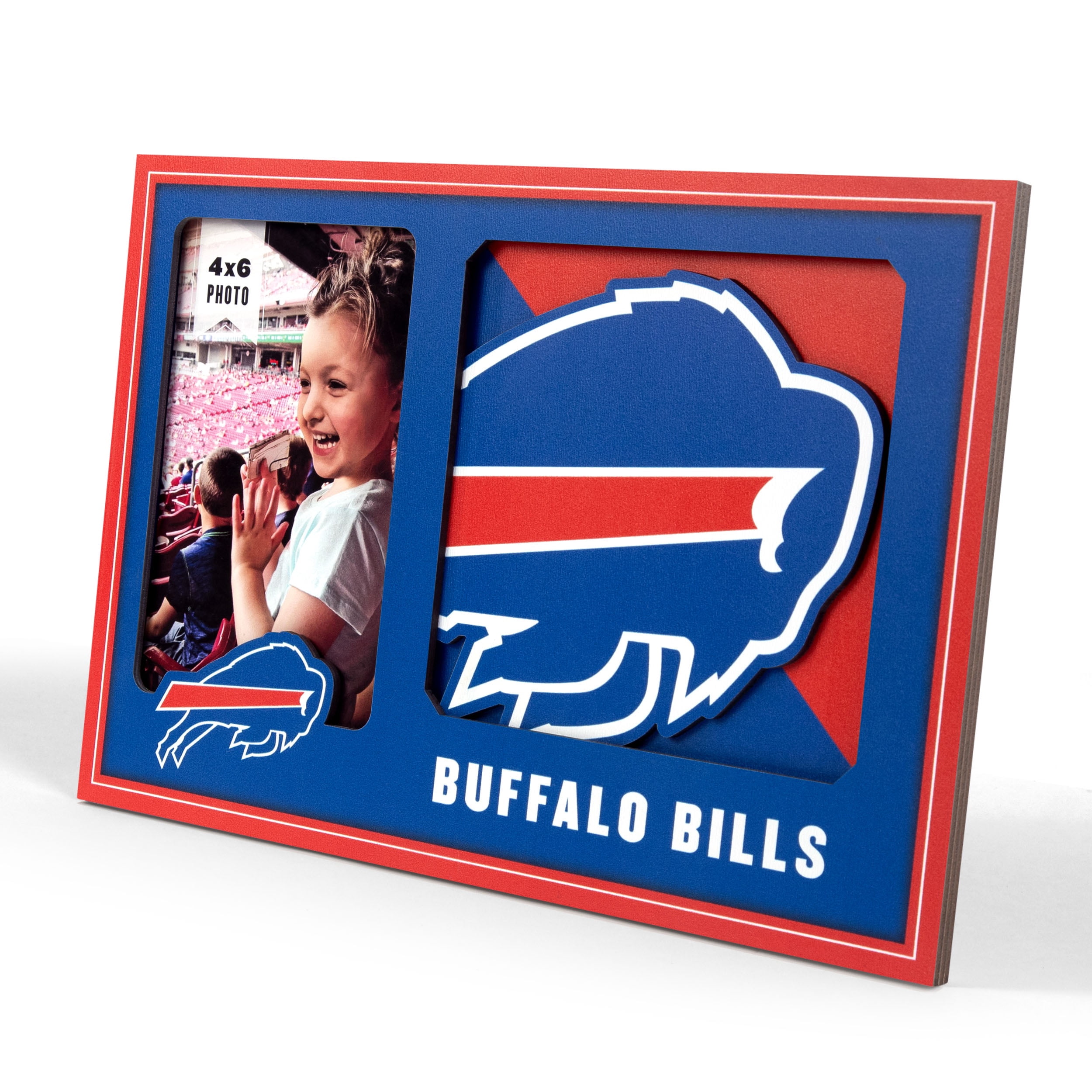 Buffalo Bills 3D Logo Picture Frame