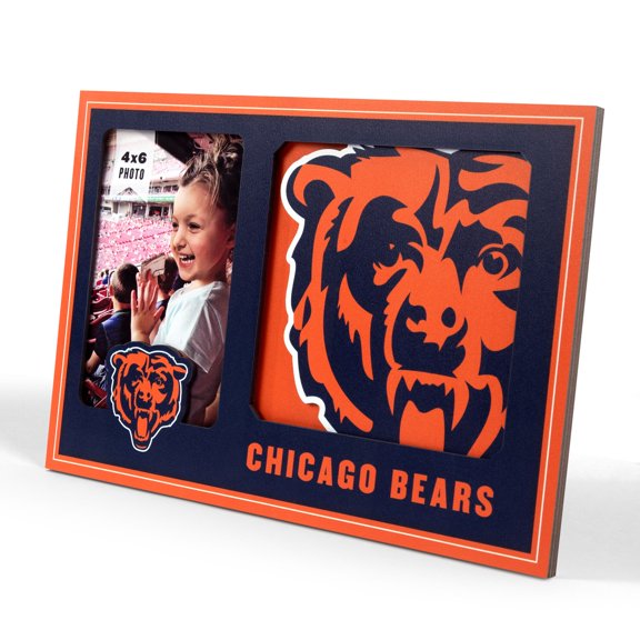 Chicago Bears 3D Logo Picture Frame